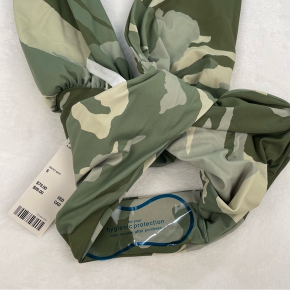 Out From Under Lucia Printed Wrap One-Piece Swimsuit • Camo | NWT | Size Small - Picture 6 of 7